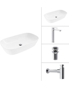 Умывальник со смесителем Lauter 21393-70 + Moon 21СK81691C + сифон 21635CH + дон.клапан 21190CH