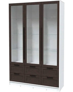 Шкаф с витриной Интерлиния Концепт Тренд КТ-ШВ3