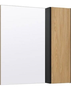 Шкаф с зеркалом для ванной Runo Мальта 70 правый