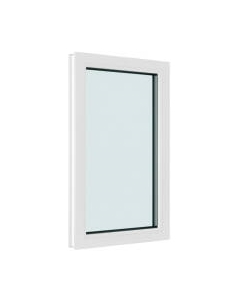 Окно ПВХ Brusbox Одностворчатое Глухое 3 стекла