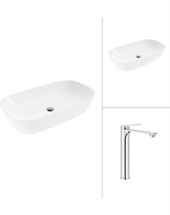 Умывальник со смесителем Lauter 21393-70 + Rio 21AM12672