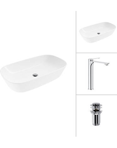 Умывальник со смесителем Lauter 21393-70 + Rio 21AM12672 + донный клапан 21190CH