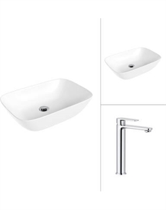 Умывальник со смесителем Lauter 21454 + Moon 21СK81691C