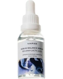 Сыворотка для лица Mariee Себорегулирующая ниацинамид, цинк
