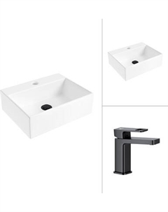 Умывальник со смесителем Lauter 21344 + Cascade 21СК655BS