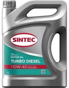 Моторное масло Sintec Turbo Diesel 10W40 CF-4/SJ / 102538