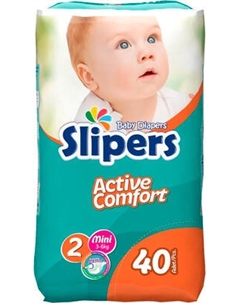 Подгузники детские Slipers №2 Mini Size 3-6 кг / T-202
