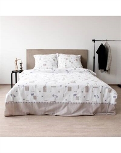 Комплект постельного белья Блакiт Флор Бязь 1.5сп 70х70 41241/0 / 487501/457981К