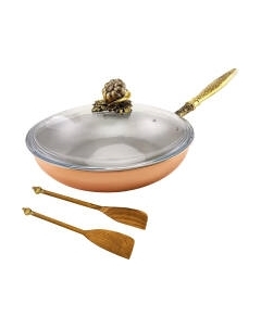 Сковорода Кольчугинский мельхиор Чеснок / КМ19720306