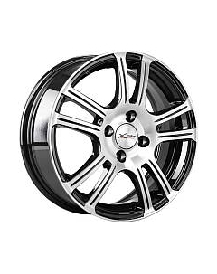 Литой диск X'trike X-105 15x6" 4x100мм DIA 67.1мм ET 45 мм BKFP