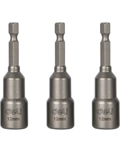 Набор головок слесарных Deli EDL4812T