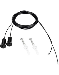 Крепление для трековой системы Arlight ARL-ROUND-D36-360 2x2m Set BLACK / 052154