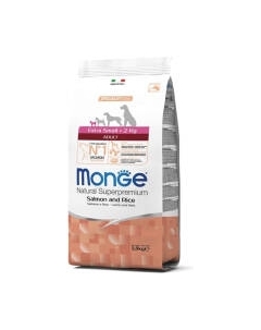 Сухой корм для собак Monge Dog Extra Small Adult Salmon & Rice