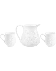 Набор для напитков Elan Gallery Птички на ветке / 540204+3 Elan gallery