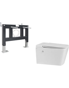 Унитаз подвесной с инсталляцией Abber Bequem AC1202P-AC0101P