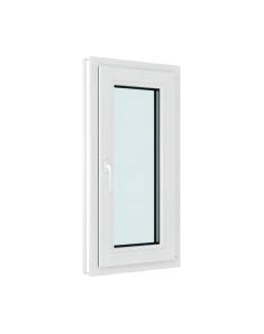 Окно ПВХ Rehau Futuruss Одностворчатое Поворотно-откидное правое 3 стекла