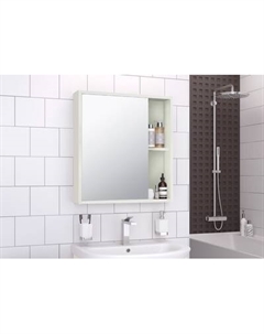 Шкаф с зеркалом для ванной Runo Эко 60