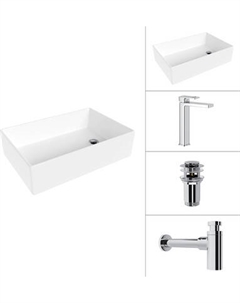 Умывальник со смесителем Lauter 21518-1 + Cascade 21СК0655C + сифон 21635CH + дон.клапан 21190CH