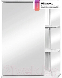 Шкаф с зеркалом для ванной Tivoli Ника 60 R / 461778