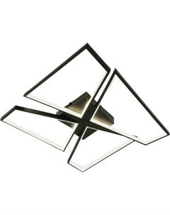 Люстра Estares Orlando 120W S-APP-550x550x90-BLACK/WOOD/WHITE-220-IP20