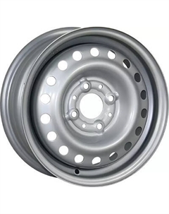 Штампованный диск Trebl 4375 13x5" 4x100мм DIA 54.1мм ET 45мм Silver