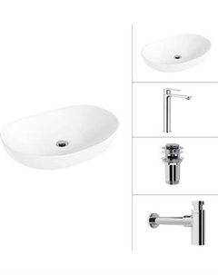 Умывальник со смесителем Lauter 21502 + Moon 21СK81691C + сифон 21635CH + дон.клапан 21190CH