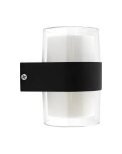 Бра уличное Estares Valo 9W R-4000K-100x110x133-BLACK/CLEAR-220-IP54