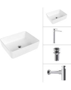 Умывальник со смесителем Lauter 21674 + Reef 21CK8678C + сифон 21635CH + дон.клапан 21190CH