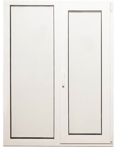 Окно ПВХ Добрае акенца Двухстворчатое с поворотно-откидной створкой 3 стекла