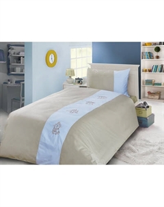 Комплект постельного белья Primavelle Сатин с вышивкой 1.5сп Catboys / 145150574-18Vk