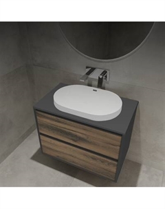 Тумба с умывальником ЗОВ Парма 80 / P80LAN0MAMC1B-LDSPH6002 Зов