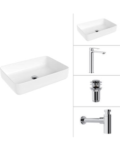 Умывальник со смесителем Lauter 21487-50 + Moon 21СK81691C + сифон 21635CH + дон.клапан 21190CH