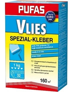 Клей для обоев Pufas Euro 3000 Флизелиновый