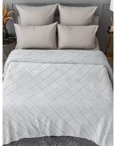 Плед Павлина Skandi Тиснение ромбы 220x240