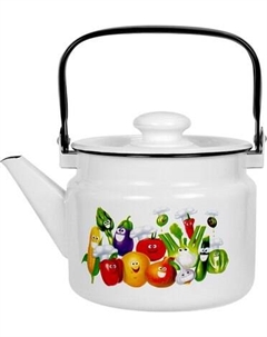 Чайник Лысьвенские эмали Веселые овощи С-2710 П2/4РчЭК