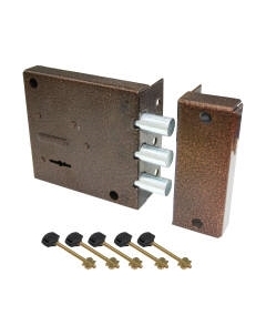 Замок накладной Симеко БИФ-0030x5