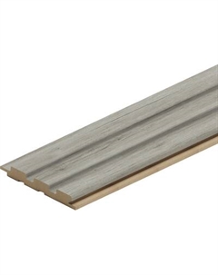 Реечная панель STELLA МДФ Beats Light Дуб Санремо Серый Стелла