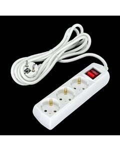 Удлинитель Office 1,5м 3-гнездн с/з с/ш 15101 Truenergy