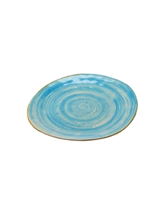 Тарелка мелкая керамическая Хорека аквамарин 27,5х25см BB102374 Fresca