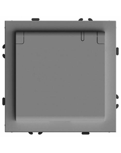 Розетка Эмили 1-гнездн. с/з с/ш с/кр (без рамки) плат-сер RST 49959 Stekker