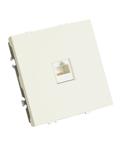 Розетка Эмили комп. RJ45 (без рамки) белый фарфор RST 49873 Stekker