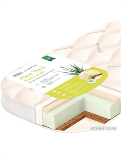 Матрас Aloe vera Semi Oval 119x60 AB-20/2 Плитекс