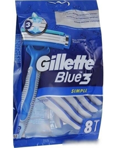 Бритвенный станок Blue Simple3 (8 шт) 7702018429660 Gillette