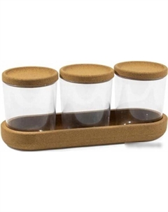 Набор аксессуаров для ванной Korely AC 69000000 (прозрачный) Berossi