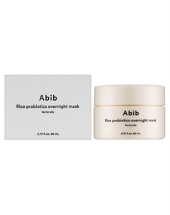 Ночная маска Rice Probiotics Overnight Mask Barrier Jelly 80 Abib