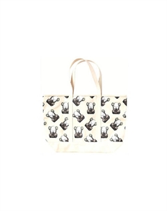 Сумка Kaws Collaboration Cotton Tote Bag Unisex Ivory Uniqlo