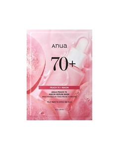 Маска для лица PEACH с персиком для сияния кожи 25 Anua