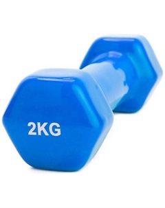 Гантель обрезиненная 2 кг Bradex