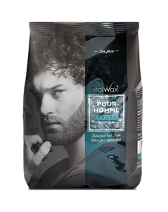 Воск горячий (пленочный) POUR HOMME barber мужской гранулы 500 Italwax