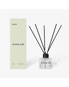 Диффузор для дома с палочками — Кокосовое молочко, Хлопок N.043 100 Aroma wall